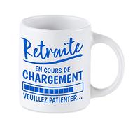 Tip Top Tshirt Mug céramique Retraite en Cours de Chargement 350ml