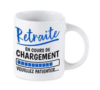 Tip Top Tshirt Mug céramique Retraite en Cours de Chargement 350ml