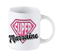 Tip Top Tshirt Mug céramique Super Marraine 350ml