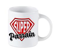 Tip Top Tshirt Mug céramique Super Parrain 350ml