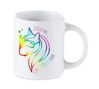 Tip Top Tshirt Mug j'peux Pas... J'Ai Aqua Licorne
