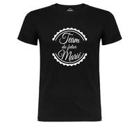 Tip Top Tshirt T-Shirt Homme Team du Futur marié - Noir Impression Blanche XL