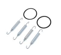 Tipe d'échappement Springs o Anneaux Kit 905072003000 Remplacement de Banshee 350 YFZ350 1987 2006 Matériau en caoutchouc en fer de haute qualité facile Couleur argentée 4