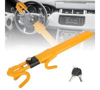 TIPHOPE Verrou de direction de voiture antivol robuste - Longueur réglable - Verrou de sécurité universel pour voiture de 20 à 32,5 cm - Pour voiture, camion, SUV, van