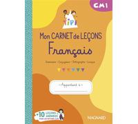 Tipi CM1 : Mon carnet de leçons de Français (2023) - Cahier de l'élève - Mélissa Ascone - Magnard - broché - Scolaire / Universitaire