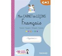 Tipi CM2 : Mon carnet de leçons de Français (2023) - Cahier de l'élève - Mélissa Ascone - Magnard - broché - Scolaire / Universitaire