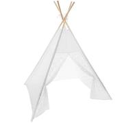 Tipi dentelle - Atmosphera - Blanc - Polyester - 120x160 cm