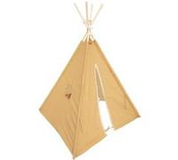 Tipi enfant ocre 160 cm avec pompons Atmosphera Jaune