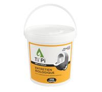 Ti'Pi - Entretien biologique pour urinoir sans eau en pot de 175 lingettes - Sans rinçage - Durable (Pot de 175 lingettes, 175, unité)
