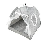 Tipi portable léger pour animaux domestiques - Fournitures de repos en plein air - Plusieurs couleurs - Anti-moustiques - Niche pour chats - Grande maison - Lit souple pour animal domestique - Pliable