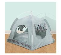 Tipi pour Animaux De Compagnie Tente d'été for Chat, Grotte, cabane for Chat, Maison de Sommeil for Chaton, Chiot, Parc, Panier, Niche for Chat, Petite Maison for Chien (Color : C, Size : S)