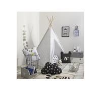 Atmosphera Tipi avec housse de rangement 160 x 120 cm Blanc Enfants