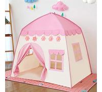 Tipi Tente pour Enfants Château de Princesse 130x100x130cm - Intérieur Extérieur Jardin
