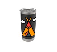 Tipi tipi Really Like Teepee Gobelet isotherme en acier inoxydable double paroi