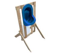 Ti'Pi - Urinoir d’extérieur avec mobilier en Palette - Epuré - Design bohème et Conception écoresponsable - sans Eau - avec réservoir 25 litres - Récupération de l’Urine au Jardin (Bleu)