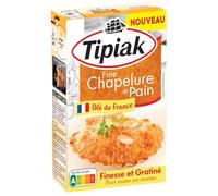 TIPIAK - Chapelure de Blé Fine pour une Panure Légère et Croquante, Boîte Pratique 475g - Lot de 4 - vendu par Lot