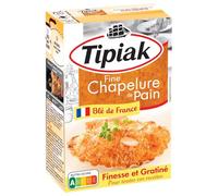 TIPIAK - Chapelure Fine pour Panure Croustillante et Légère, Texture Idéale (Boîte 250g) - Lot de 4 - vendu par Lot