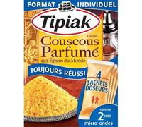 TIPIAK - Coucous Parfumé 4 X 65G - le Lot De 4