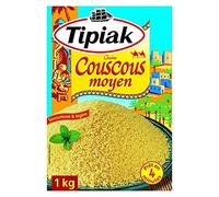 Tipiak Graine Couscous Moyen Savoureuse & Légère 1Kg (lot de
