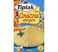 Tipiak Graine couscous moyen, savoureuse & légère, prêt en 4 minutes - La boîte de 500g