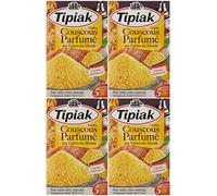 Tipiak Graine de Couscous Parfumé aux Épices du Monde 500 g - Lot de 4