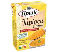 TIPIAK - Grains de Tapioca Fondants pour Desserts Gourmands, Texture Légère et Onctueuse (Boîte 300g) - Le Lot De 4
