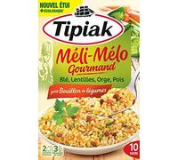 TIPIAK - Méli-Mélo Gourmand Céréeales Légumes Secs 330G - Lot De 4 - livraison offerte