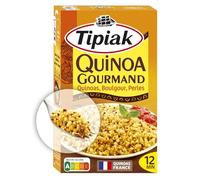 TIPIAK - Quinoa Gourmand Délicatement Soyeux, Riche en Protéines Naturelles (Boîte 400 g) - Le Lot De 3