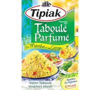 TIPIAK - Taboulé Parfumé à la Menthe et au Citron - Recette Traditionnelle Parfumée d'Orient · Ajoutez simplement les légumes · Prêt - les 2 sachets de 175 g - 350g - Le Lot De 4
