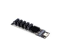 Tipo C para Placa Adaptadora SATA 3.0 de 5 Portas 6 Gbps JM575 e JMS580 Chip USB Expansão Plug & Play Riser Card