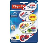 Tipp-ex 6 Mini Rubans CORRECTEURS 3 STANDARS, 3 Fun