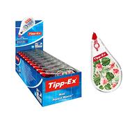 Tipp-Ex Correction Mini Pocket Mouse Rubans Correcteurs (Très Résitants / 6 m x 5 mm) - Décors Assortis, Boîte de 10