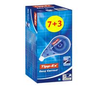 Tipp-Ex Easy Correct Rubans Correcteurs - 12 m x 4,2 mm Blanc translucide - Pack 7 + 3