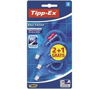 Tipp-Ex Ruban correcteur Easy Correct système latéral 12 m x 4,2 mm Pack 2+1