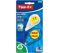 Tipp-Ex Easy Refill ECOlutions Ruban Correcteur - 14 M x 5 mm, Blister de 1 + 1 Recharge