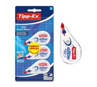 BIC Tipp-Ex Rubans correcteurs Mini Pocket Mouse 6 m x 5 mm - Blister de 3