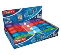 Tipp-Ex Micro Tape Twist - Rubans Correcteurs Très Résistants et Pratiques de 8 m x 5 mm - Corps Couleurs Assorties, Boîte de 10