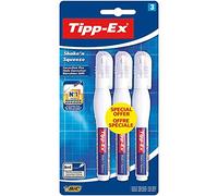 BIC Stylo correcteur Tipp-Ex Shake'n Squeeze 8 ml – Format spécial X3