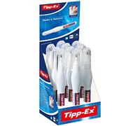 Tipp-Ex Shake'n Squeeze Stylos Correcteurs, Pour L'Ecole, le Bureau ou à la Maison, Blanc, 8 ml, Boîte de 10