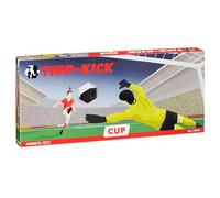 TIPP-KICK Bol 108x71 cm avec bande - Kit de jeu pour 2 joueurs, 2 gardiens de but, 2 buts en filet, 2 balles, terrain de jeu en feutre