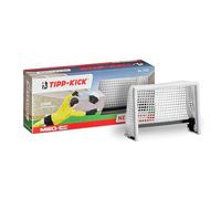 TIPP-KICK Cage et filet de buts I 2 pièces I Accessoires originaux convenant à tous nos jeux I Pièce de rechange I Blanc I Jeu simulation football avec figurines