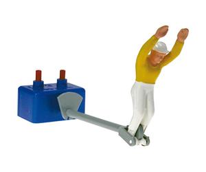 TIPP-KICK Star-Keeper I Gardien de But Original pour Petits et Grands, à partir de 5 Ans I Jouez avec Cette Figurine de Foot dans Tous nos Jeux de Football de Table I Accessoires I Maillot Jaune