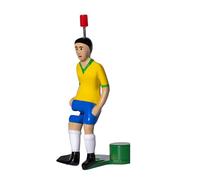 TIPP-KICK Star-Kicker Brésil I Joueurs originaux pour petits et grands I Jouez avec cette figurine dans tous nos jeux de football de table I Maillot jaune I Jeu de simulation foot figurines