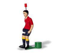 TIPP-KICK Star-Kicker Espagne I Joueurs originaux pour petits et grands I Jouez avec cette figurine dans tous nos jeux de football de table I Accessoires I Maillot rouge I Jeu de simulation foot figurines