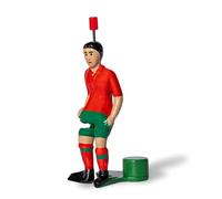 TIPP-KICK Star-Kicker Portugal I Joueurs originaux pour petits et grands I Jouez avec cette figurine dans tous nos jeux de football de table I Accessoires I Maillot rouge I Jeu de simulation foot figurines