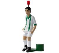 TIPP-KICK Top-Kicker Gladbach I Joueurs originaux pour petits et grands I Jouez avec cette figurine dans tous nos jeux de football de table I Accessoires I Maillot blanc/vert I Jeu de simulation foot figurines
