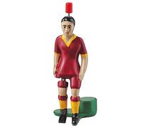 TIPP-KICK Top-Kicker Rome I Joueurs originaux pour petits et grands I Jouez avec cette figurine dans tous nos jeux de football de table I Accessoires I Maillot rouge I Jeu de simulation foot figurines