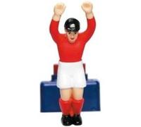 TIPP-KICK Gardien de But « Toni » I Joueur Original I Maillot Rouge I Figurine Jeu de Simulation Football