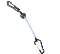 Tippet Porte-bobine avec mousqueton - Outil de pêche à la mouche pour gilet ou cordon - Organiseur en plastique de 16,5 cm