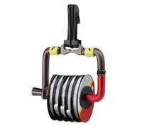 Tippet Porte-bobine - Organiseur de guide de précision, aluminium - Base antidérapante - Pêcheur à mouches